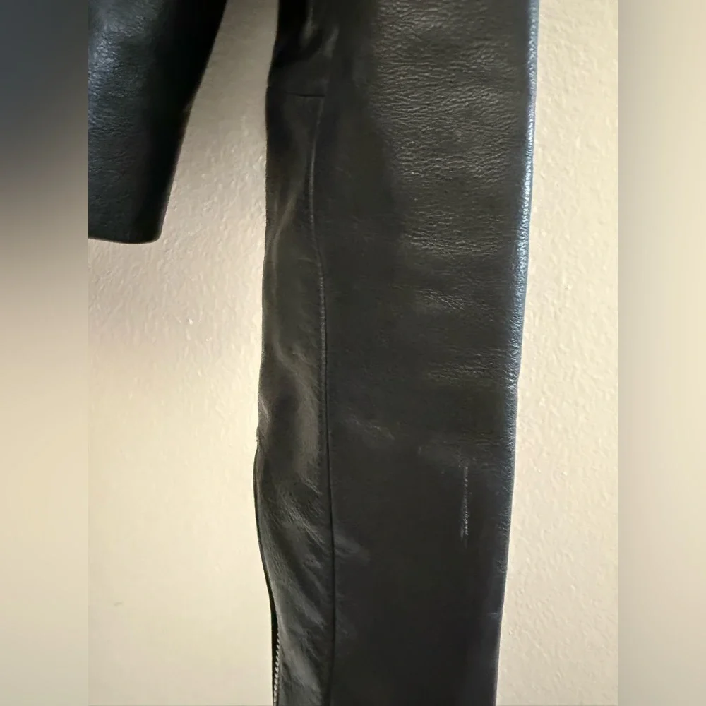 Milwaukee Black Moto Leather Jacket Women's Size Large - Picture 10 of 10